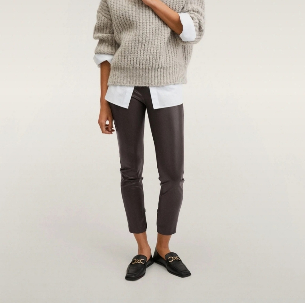 Faux leather leggins